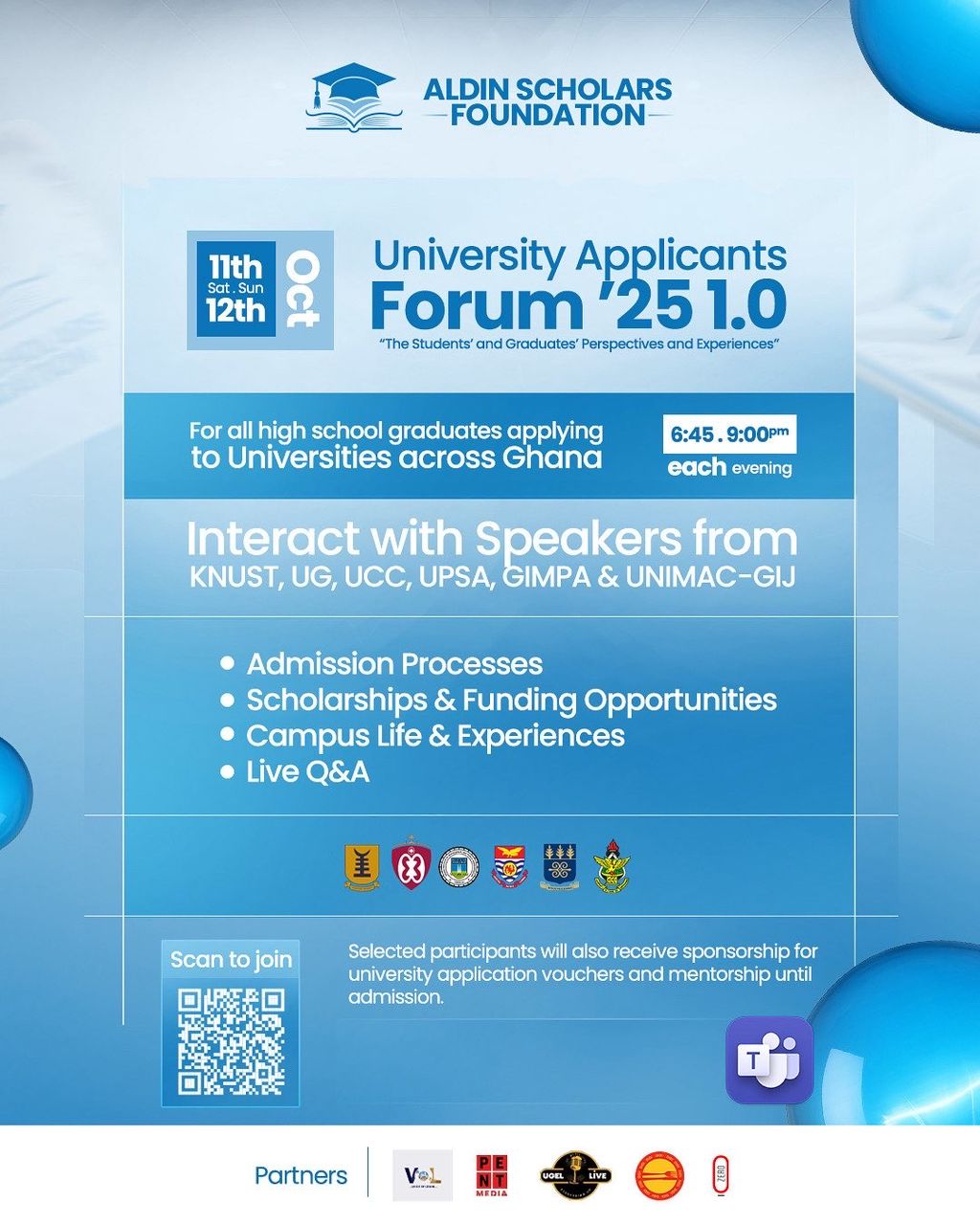 University Applicants Forum '25 (1.0) - Register Now!